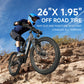 26“ Electric Bicycle for Adults with 100km Range Battery 250W 25km/h
