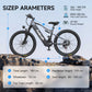 26“ Electric Bicycle for Adults with 100km Range Battery 250W 25km/h