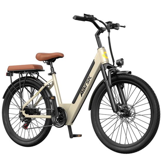 Electric Bike for Women, 468WH 75KM Range, NFC Lock, Rear Rack