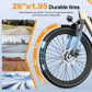Electric Bike for Women, 468WH 75KM Range, NFC Lock, Rear Rack