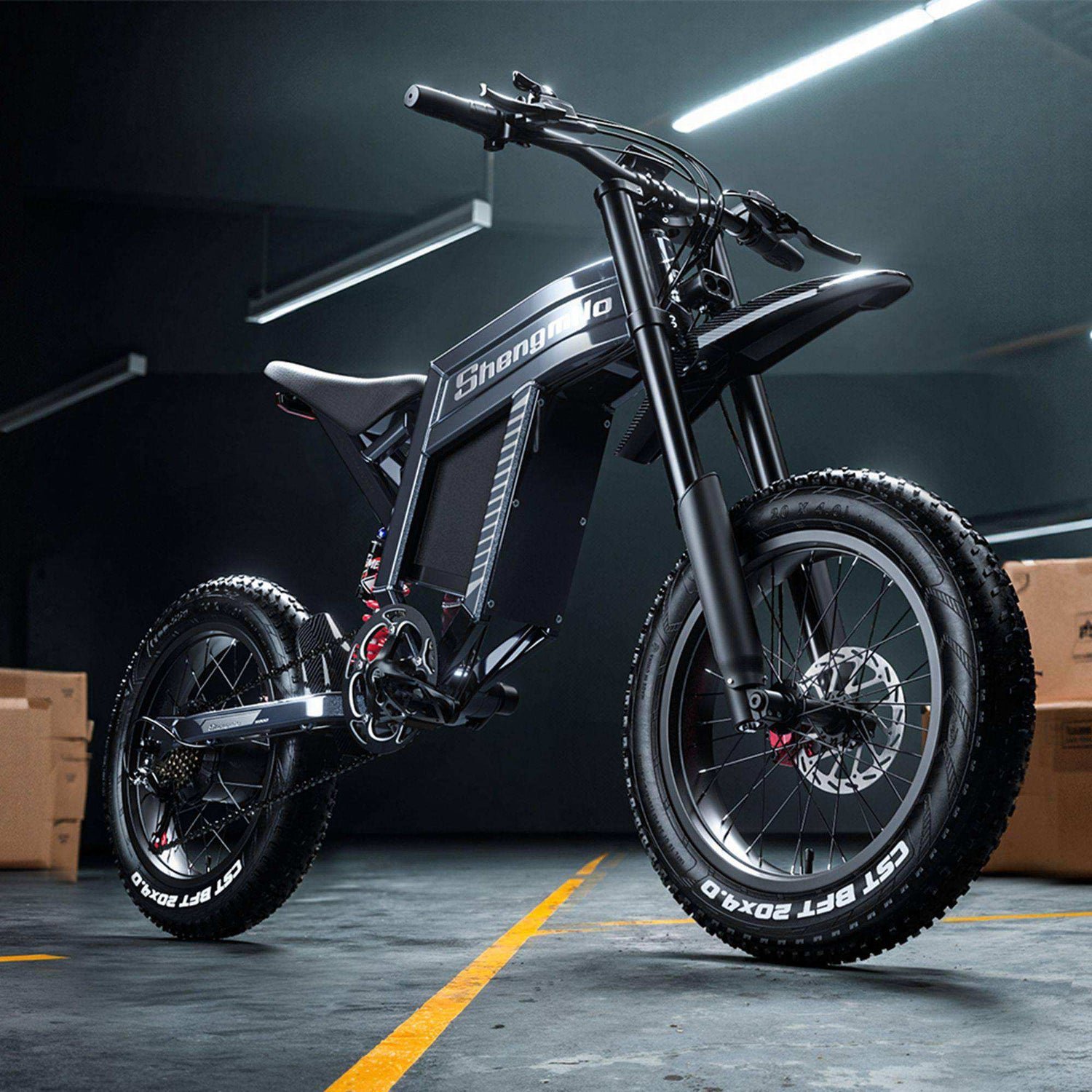 Electric Dirt Bike 60V 30A 45-65 KM/H 110KM Long Range